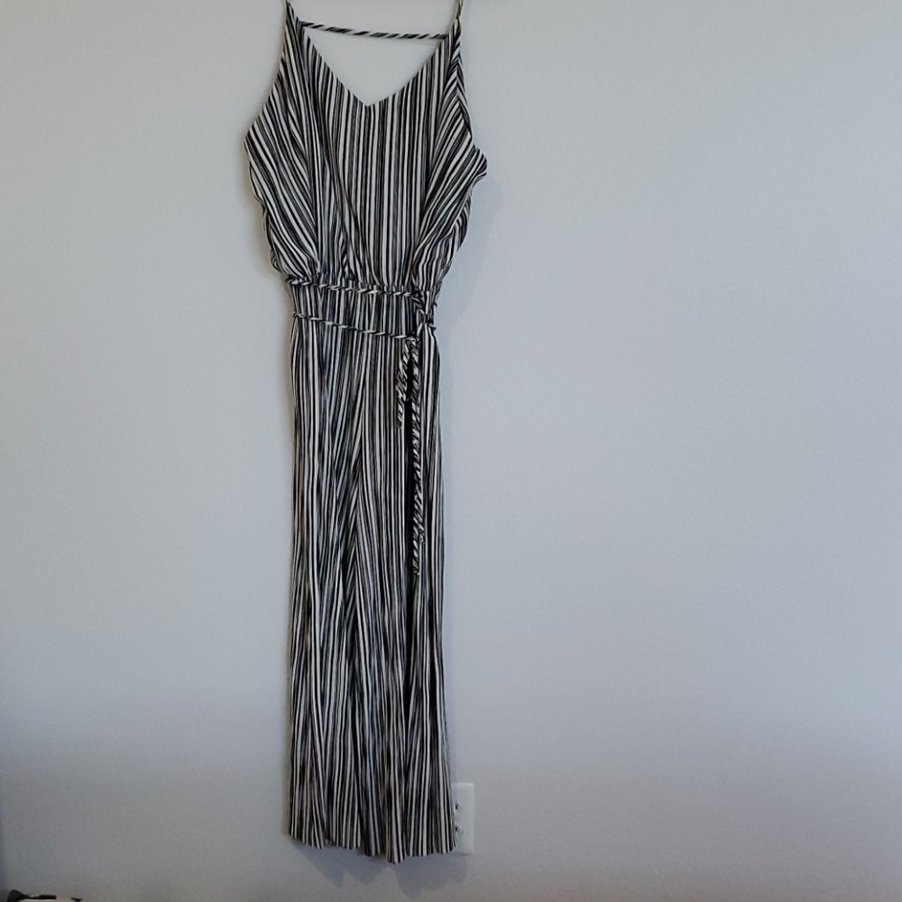 Xhilaration striped pantsuit romper
